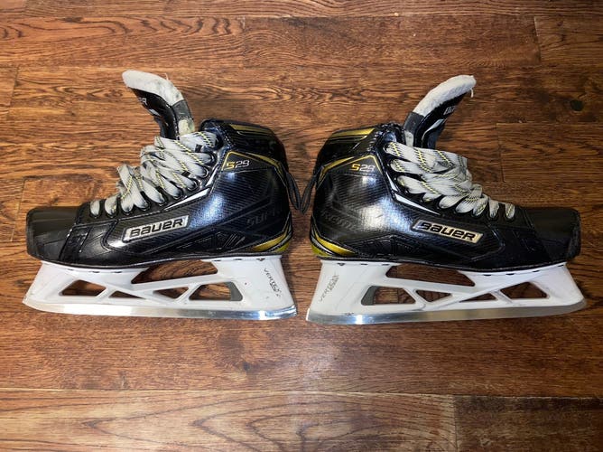 Used Bauer Extra Wide Width Size 7 Supreme S29 Hockey Goalie Skates