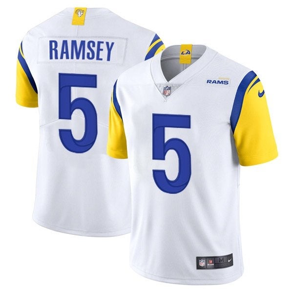 Jalen Ramsey #5 Los Angeles Rams Nike Gray Alt NFL Game Jersey Youth Small  Vapor