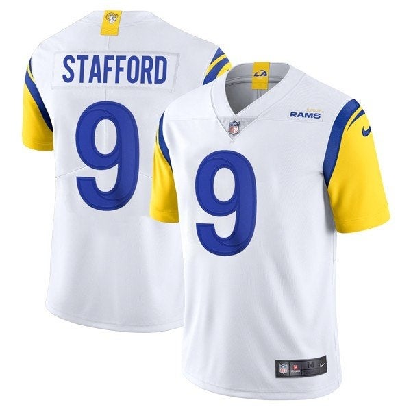 Men/Women/Youth #9 Matthew Stafford Los Angeles Rams Vapor Limited Football Jersey Stitched - White