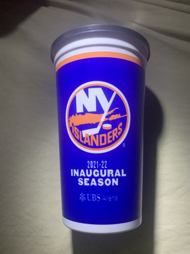New York Islanders Inaugural Season At UBS Arena Soda Cup