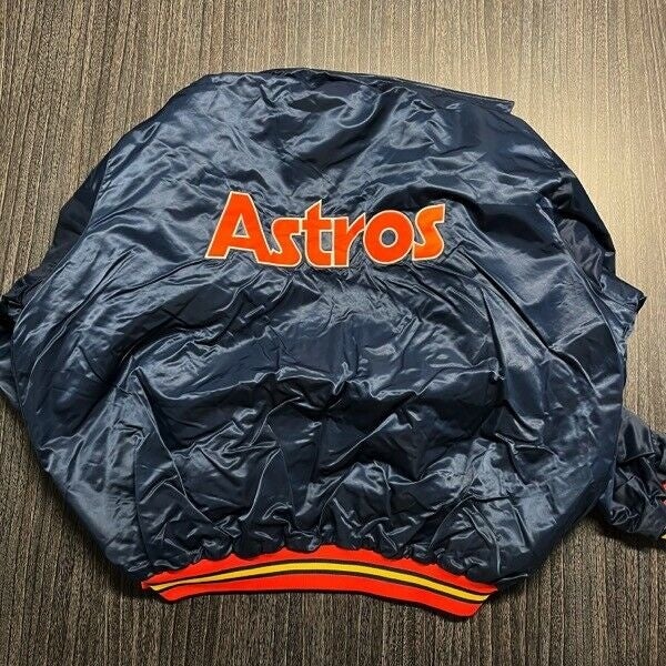 Houston Astros Jacket Men 3XL MLB Baseball Blue Orange Reversible