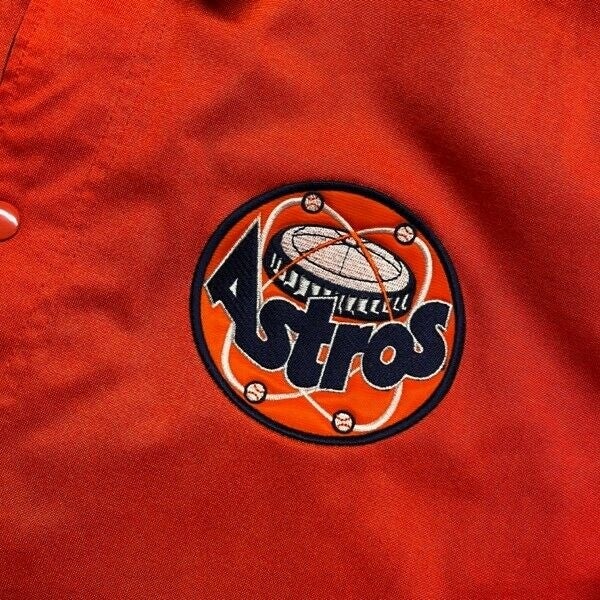 Houston Astros Jacket Men 3XL MLB Baseball Blue Orange Reversible