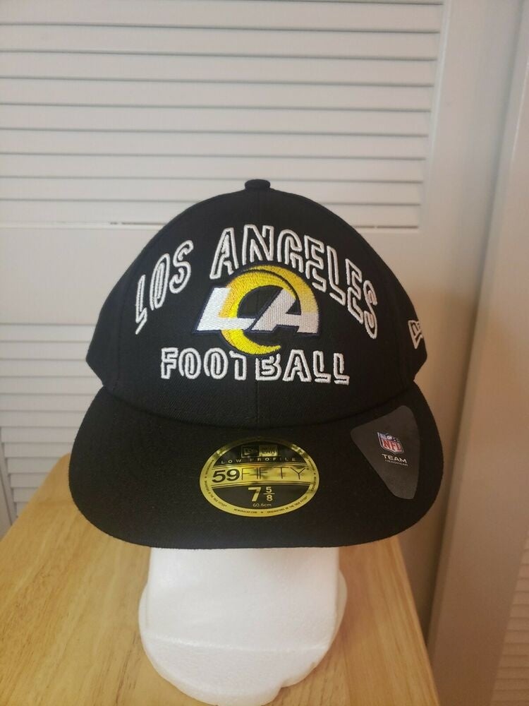 LA Rams New Era 19 Onfield Road Sideline Fitted 5950 Retro Skull