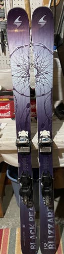 Women's Blizzard  Black Pearl all mountain skis with Marker Griffon bindings (max DIN = 13)