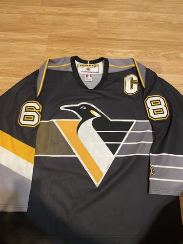 Koho Jaromir Jagr Pittsburgh Penguins Robo Pen NHL Hockey Jersey Alt Black XL