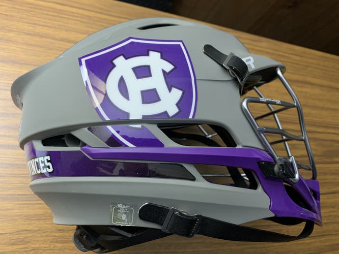 Holy Cross Matte Gray Cascade R Helmet