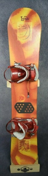 K2 LUNA SNOWBOARD SIZE 151 CM WITH RIDE LARGE BINDINGS