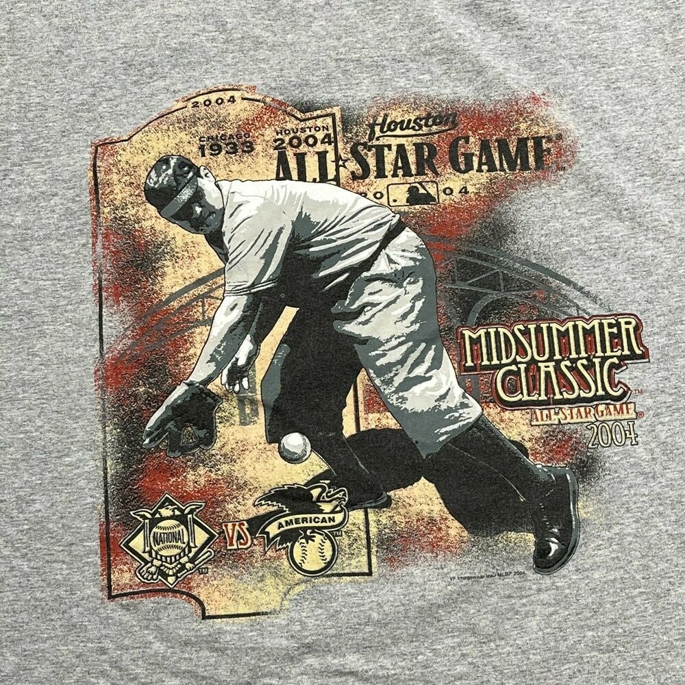 MLB ALL STAR GAME 2004 - HOUSTON - ASTROS Mens XLARGE T-SHIRT NEW WITH TAGS