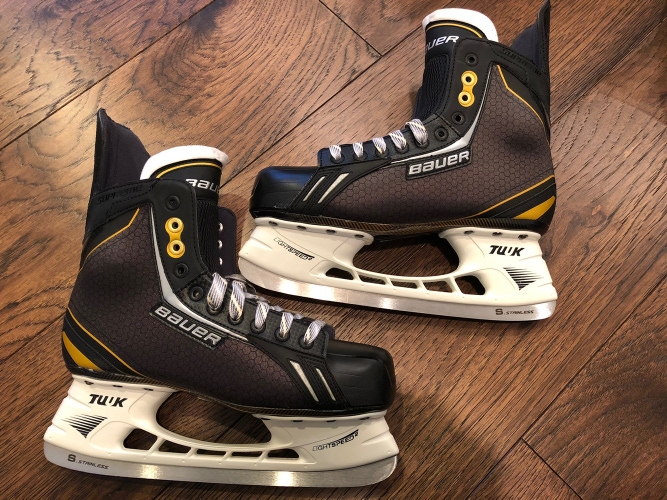 Hockey Skates Senior New Bauer supreme one ltx Regular Width Size 9.5