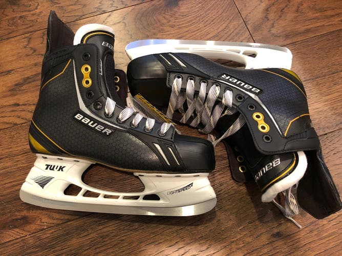 Hockey Skates Senior New Bauer Supreme One LTX Pro Extra Wide Width Size 9.5