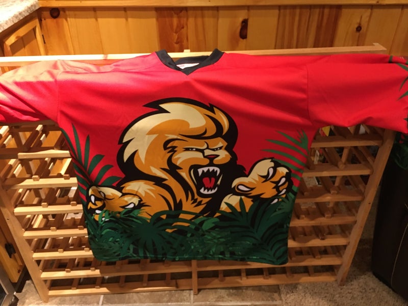 Pee Dee Pride Warm Up Red Jersey Adult Men's Used Size 56 Pro Joy Pro Stock