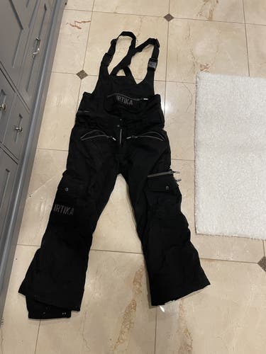 Virtika snow pants W removable Bib black M