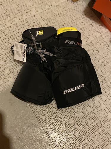 New Black Youth Small Bauer  Supreme 1S Hockey Pants