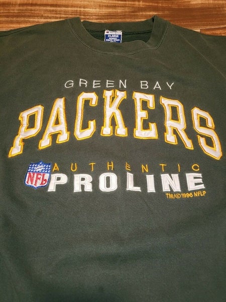 Vintage Logo 7 Green Bay Packers Crewneck Sweatshirt Sz L – 812 Vintage