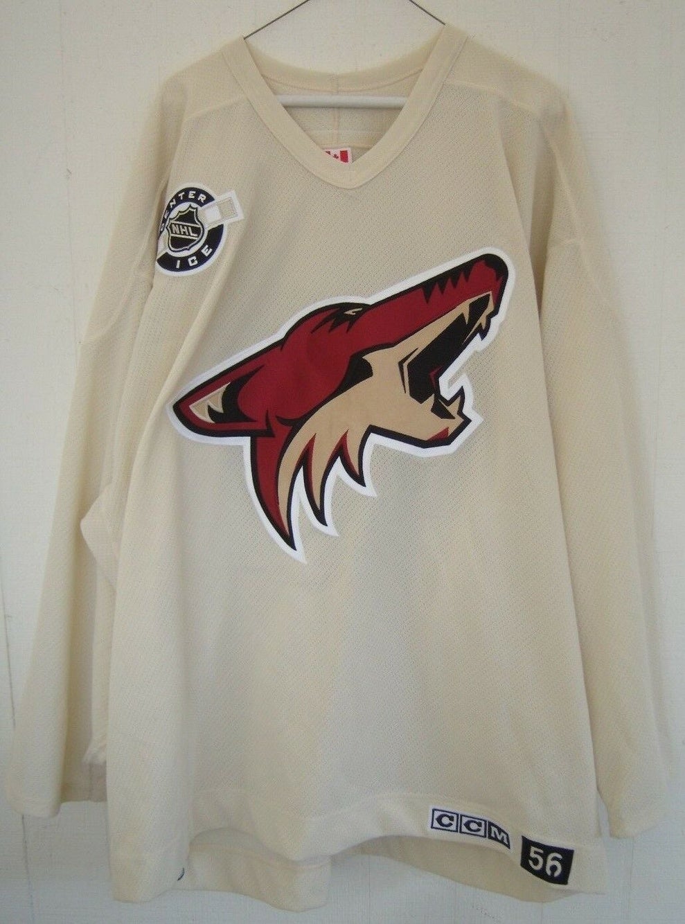 PHOENIX COYOTES rare copper CCM practice jersey size 56 MINT CONDITION with  tag