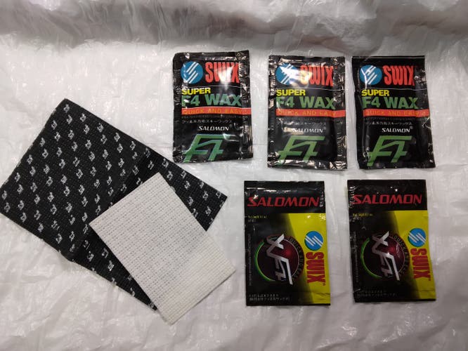 Swix Fluorinated F4 Paste Wax Packets (set of 5)