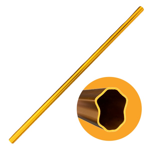 Brine F22 Flip Lacrosse Attack Shaft 30" - Gold
