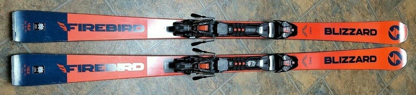 Blizzard Firebird HRC skis w/ 182 cm 2020 Carving w/xCell 14 Binding Ex. Cond.