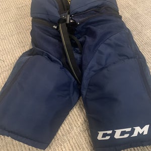 Blue Youth Small CCM Tacks Hockey Pants