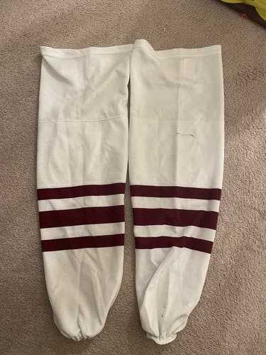 White Used XL Adidas Socks