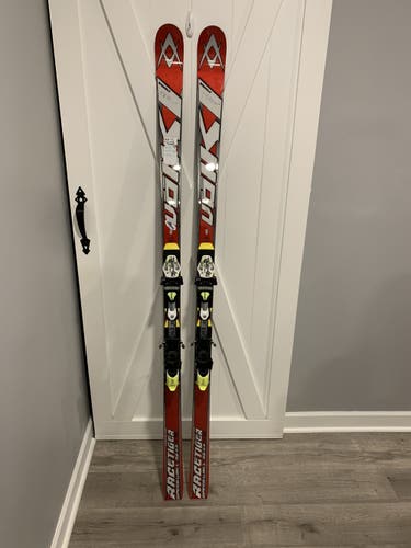 Skis Used Volkl Racing Racetiger Speedwall WC With Bindings
