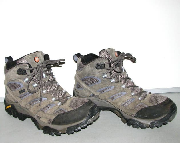 Merrell Moab 2 Granite Women's Mid Waterproof Hiking Trail Boots Shoes ~ Size 9