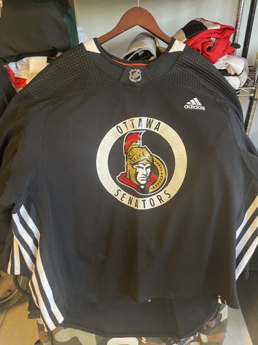 Adidas 58g goalie cut ottawa senators practice jersey