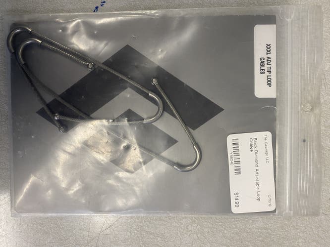 Black Diamond XXXL ADJ Tip Loop Cables, Climbing Skin Accessories (Pair)