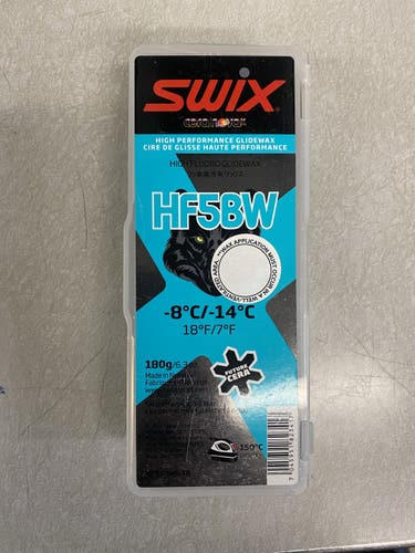 Swix HF5BW Black Dog Ski Wax Bar - 180g