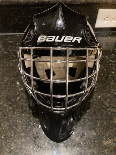 Black Used Bauer NME 3 Goalie Mask