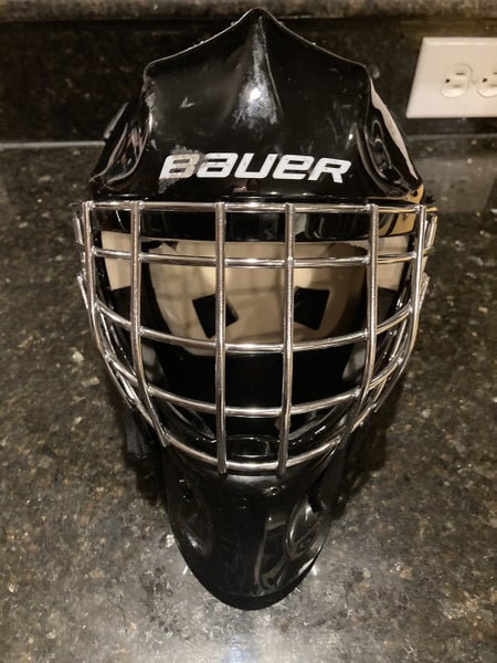 Black Used Bauer NME 3 Goalie Mask