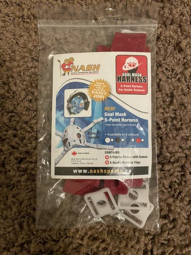 New Nash 5 Point Goal Helmet Straps