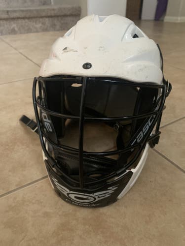 White Used Player's Cascade CS Youth Helmet