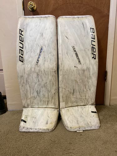 Bauer Pro Stock Supreme 2S Prototype dressed as 1S Sz L Goalie Leg Pads
