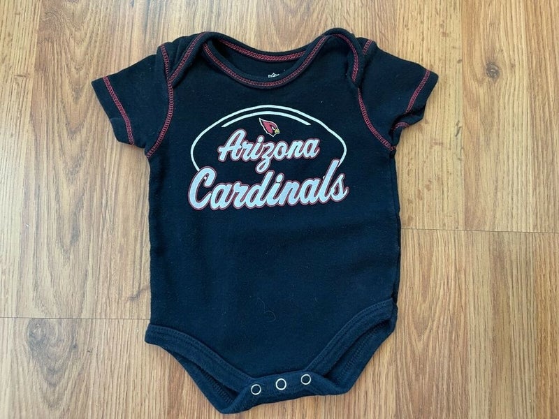 Arizona Cardinals NFL FOOTBALL LET'S GO CARDINALS Size 3-6M Boys