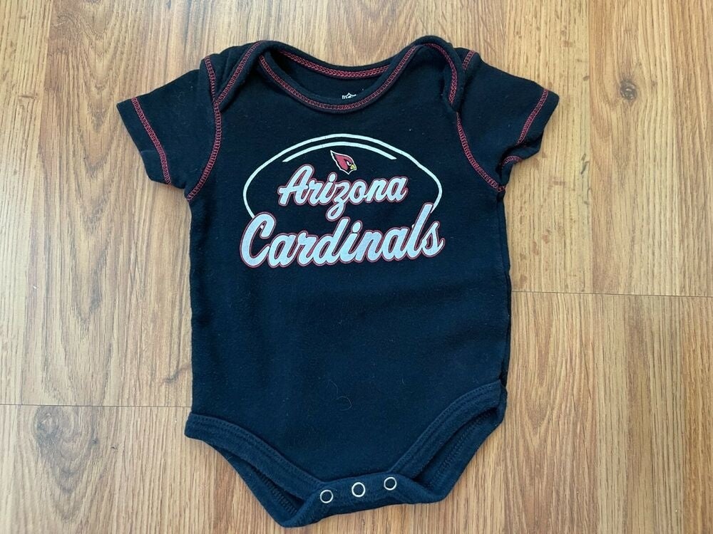 Arizona Cardinals NFL FOOTBALL SUPER AWESOME Infant Size 0-3M Baby Body Suit!