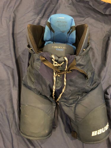 Blue Senior Large Bauer  Nexus 1000 Hockey Pants