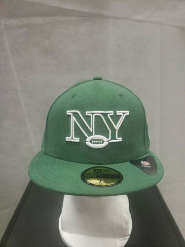 NWS New York Jets Logo Elements New Era 59fifty 7 1/8