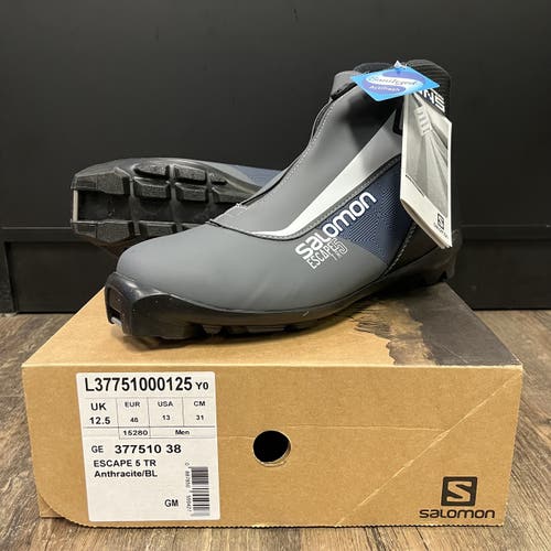 Classic Size 13 (EUR 48) New Salomon 5 TR Cross Country Ski Boots