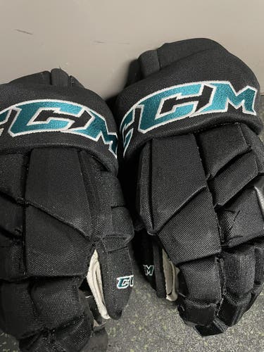 Black Senior CCM 14" Pro Stock HGTKPP Gloves