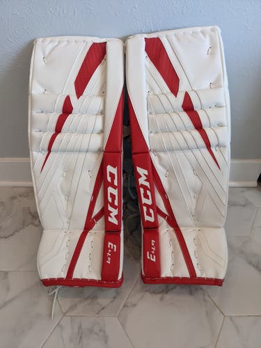 New CCM Extreme Flex E4.9 Intermediate 31+1 Goalie Leg Pads