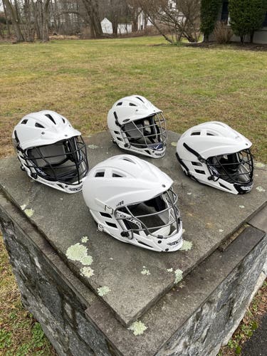 White Cascade Helmets