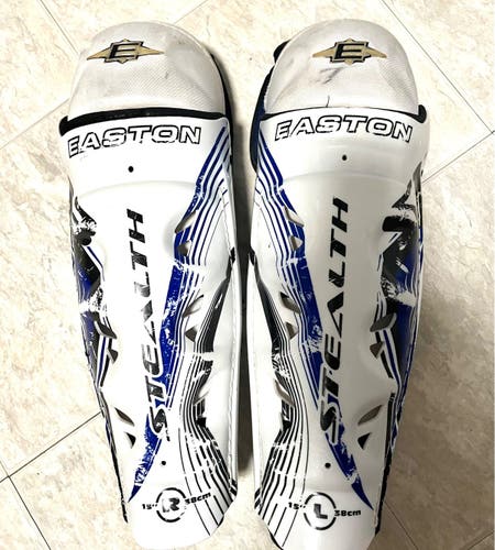 Easton Stealth S3 Hockey Shin Pads, 15”