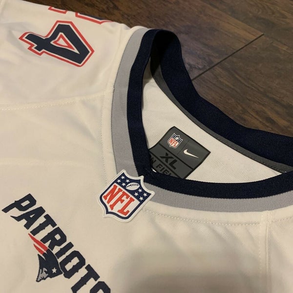 Men's Nike Stephon Gilmore White New England Patriots Game Jersey