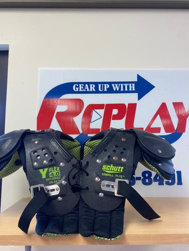 Used XS Schutt Shoulder Pads