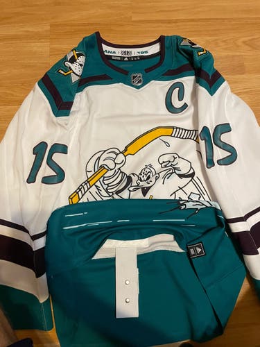 Adidas Ryan Getzlaf Anaheim Ducks Reverse Retro NHL Hockey Jersey Wild Wing 52