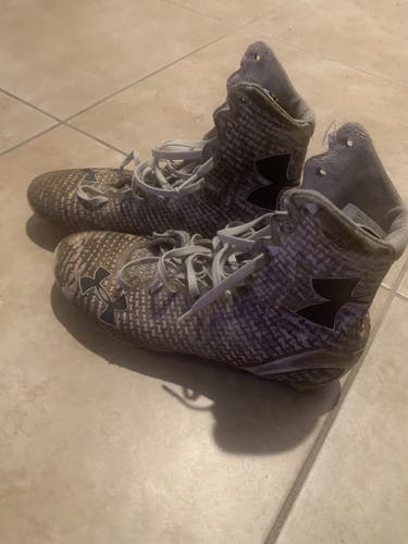 White Unisex Molded Cleats Under Armour Cleats