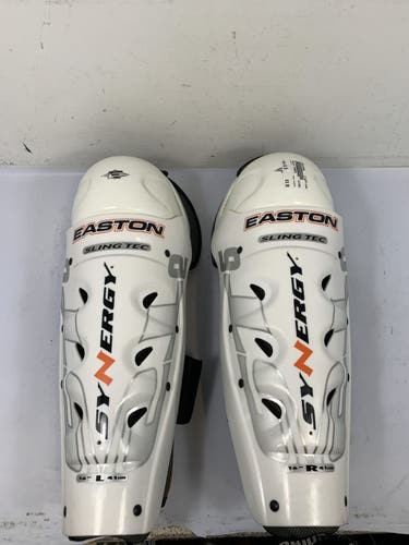 Used Easton Synergy 16" Hockey Shin Guards