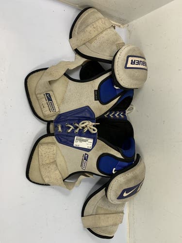 Used Bauer Chest Lg Hockey Shoulder Pads