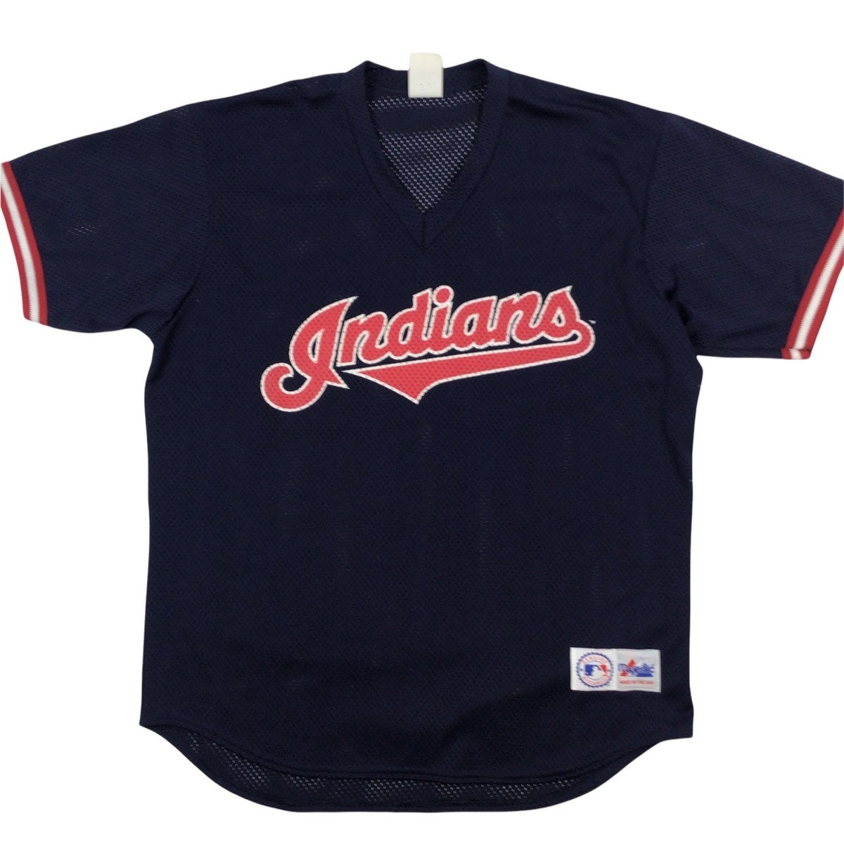 CLEVELAND INDIANS MLB MAJESTIC OFFICIAL COOL BASE HOME WOMEN XL